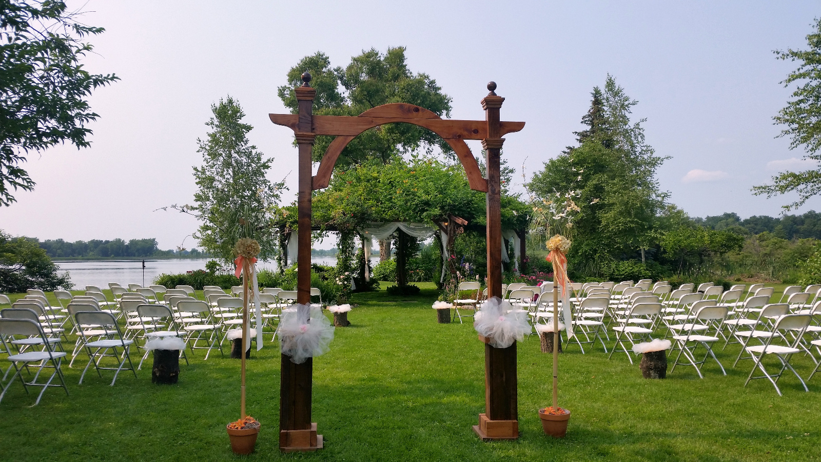 Flowering Gazebo pre-Ceremony